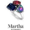 imageMartha Stewart 3 34 Carat Three Stone Gemstone Ring for Women in Sterling Silver Gemstone Jewelry For WomenOption 3