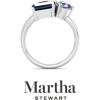 imageMartha Stewart 3 34 Carat Three Stone Gemstone Ring for Women in Sterling Silver Gemstone Jewelry For WomenOption 3