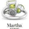 imageMartha Stewart 3 34 Carat Three Stone Gemstone Ring for Women in Sterling Silver Gemstone Jewelry For WomenOption 4