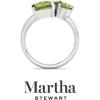 imageMartha Stewart 3 34 Carat Three Stone Gemstone Ring for Women in Sterling Silver Gemstone Jewelry For WomenOption 4