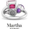 imageMartha Stewart 3 34 Carat Three Stone Gemstone Ring for Women in Sterling Silver Gemstone Jewelry For WomenOption 5