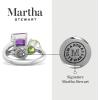 imageMartha Stewart 3 34 Carat Three Stone Gemstone Ring for Women in Sterling Silver Gemstone Jewelry For WomenOption 6