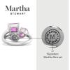 imageMartha Stewart 3 34 Carat Three Stone Gemstone Ring for Women in Sterling Silver Gemstone Jewelry For WomenOption 7