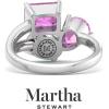 imageMartha Stewart 3 34 Carat Three Stone Gemstone Ring for Women in Sterling Silver Gemstone Jewelry For WomenOption 7