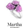 imageMartha Stewart 3 34 Carat Three Stone Gemstone Ring for Women in Sterling Silver Gemstone Jewelry For WomenOption 7