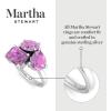 imageMartha Stewart 3 34 Carat Three Stone Gemstone Ring for Women in Sterling Silver Gemstone Jewelry For WomenOption 7