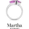 imageMartha Stewart 3 34 Carat Three Stone Gemstone Ring for Women in Sterling Silver Gemstone Jewelry For WomenOption 7