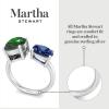 imageMartha Stewart 3 34 Carat Two Stone Gemstone Ring For Women in Sterling Silver Gemstone Jewelry For WomenOption 10