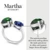 imageMartha Stewart 3 34 Carat Two Stone Gemstone Ring For Women in Sterling Silver Gemstone Jewelry For WomenOption 10