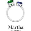 imageMartha Stewart 3 34 Carat Two Stone Gemstone Ring For Women in Sterling Silver Gemstone Jewelry For WomenOption 10
