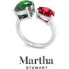 imageMartha Stewart 3 34 Carat Two Stone Gemstone Ring For Women in Sterling Silver Gemstone Jewelry For WomenOption 2