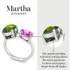 imageMartha Stewart 3 34 Carat Two Stone Gemstone Ring For Women in Sterling Silver Gemstone Jewelry For WomenOption 3