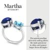 imageMartha Stewart 3 34 Carat Two Stone Gemstone Ring For Women in Sterling Silver Gemstone Jewelry For WomenOption 5