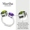 imageMartha Stewart 3 34 Carat Two Stone Gemstone Ring For Women in Sterling Silver Gemstone Jewelry For WomenOption 6