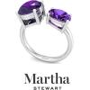 imageMartha Stewart 3 34 Carat Two Stone Gemstone Ring For Women in Sterling Silver Gemstone Jewelry For WomenOption 7