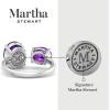 imageMartha Stewart 3 34 Carat Two Stone Gemstone Ring For Women in Sterling Silver Gemstone Jewelry For WomenOption 7