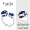 imageMartha Stewart 3 34 Carat Two Stone Gemstone Ring For Women in Sterling Silver Gemstone Jewelry For WomenOption 8