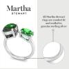 imageMartha Stewart 3 34 Carat Two Stone Gemstone Ring For Women in Sterling Silver Gemstone Jewelry For WomenOption 9
