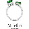 imageMartha Stewart 3 34 Carat Two Stone Gemstone Ring For Women in Sterling Silver Gemstone Jewelry For WomenOption 9