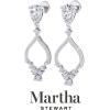 imageMartha Stewart 3 Carat Lab Grown Diamond Drop Earrings In 14 Karat Gold Lab Grown Diamond Earringswhitegold