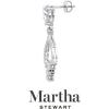 imageMartha Stewart 3 Carat Lab Grown Diamond Drop Earrings In 14 Karat Gold Lab Grown Diamond Earringswhitegold