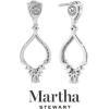 imageMartha Stewart 3 Carat Lab Grown Diamond Drop Earrings In 14 Karat Gold Lab Grown Diamond Earringswhitegold