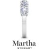 imageMartha Stewart 3 Carat Lab Grown Diamond Ring Five Stone Diamond Engagement Ring in 14 Karat Goldwhitegold