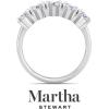 imageMartha Stewart 3 Carat Lab Grown Diamond Ring Five Stone Diamond Engagement Ring in 14 Karat Goldwhitegold