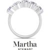 imageMartha Stewart 3 Carat Lab Grown Diamond Ring Five Stone Diamond Engagement Ring in 14 Karat Goldwhitegold