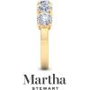 imageMartha Stewart 3 Carat Lab Grown Diamond Ring Five Stone Diamond Engagement Ring in 14 Karat Goldyellowgold