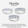 imageMartha Stewart 3 Carat Lab Grown Diamond Ring Five Stone Diamond Engagement Ring in 14 Karat Goldyellowgold