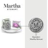 imageMartha Stewart 4 12 Carat Two Stone Gemstone Ring For Women in Sterling Silver Gemstone Jewelry For WomenOption 2
