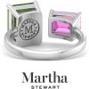 imageMartha Stewart 4 12 Carat Two Stone Gemstone Ring For Women in Sterling Silver Gemstone Jewelry For WomenOption 2