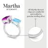 imageMartha Stewart 4 12 Carat Two Stone Gemstone Ring For Women in Sterling Silver Gemstone Jewelry For WomenOption 3
