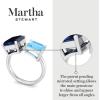 imageMartha Stewart 4 12 Carat Two Stone Gemstone Ring For Women in Sterling Silver Gemstone Jewelry For WomenOption 4