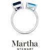 imageMartha Stewart 4 12 Carat Two Stone Gemstone Ring For Women in Sterling Silver Gemstone Jewelry For WomenOption 4