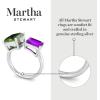 imageMartha Stewart 4 12 Carat Two Stone Gemstone Ring For Women in Sterling Silver Gemstone Jewelry For WomenOption 5