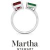 imageMartha Stewart 4 12 Carat Two Stone Gemstone Ring For Women in Sterling Silver Gemstone Jewelry For WomenOption 7