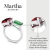 imageMartha Stewart 4 12 Carat Two Stone Gemstone Ring For Women in Sterling Silver Gemstone Jewelry For WomenOption 7