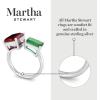 imageMartha Stewart 4 12 Carat Two Stone Gemstone Ring For Women in Sterling Silver Gemstone Jewelry For WomenOption 7