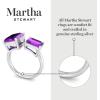 imageMartha Stewart 4 12 Carat Two Stone Gemstone Ring For Women in Sterling Silver Gemstone Jewelry For WomenOption 8