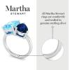 imageMartha Stewart 4 34 Carat Two Stone Gemstone Ring For Women in Sterling Silver Gemstone Jewelry For WomenOption 2