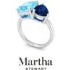imageMartha Stewart 4 34 Carat Two Stone Gemstone Ring For Women in Sterling Silver Gemstone Jewelry For WomenOption 2