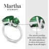 imageMartha Stewart 4 34 Carat Two Stone Gemstone Ring For Women in Sterling Silver Gemstone Jewelry For WomenOption 3