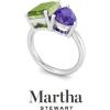 imageMartha Stewart 4 34 Carat Two Stone Gemstone Ring For Women in Sterling Silver Gemstone Jewelry For WomenOption 4