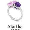 imageMartha Stewart 4 34 Carat Two Stone Gemstone Ring For Women in Sterling Silver Gemstone Jewelry For WomenOption 6