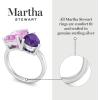 imageMartha Stewart 4 34 Carat Two Stone Gemstone Ring For Women in Sterling Silver Gemstone Jewelry For WomenOption 6