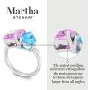 imageMartha Stewart 4 34 Carat Two Stone Gemstone Ring For Women in Sterling Silver Gemstone Jewelry For WomenOption 7