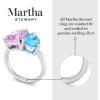 imageMartha Stewart 4 34 Carat Two Stone Gemstone Ring For Women in Sterling Silver Gemstone Jewelry For WomenOption 7