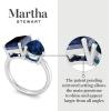 imageMartha Stewart 4 34 Carat Two Stone Gemstone Ring For Women in Sterling Silver Gemstone Jewelry For WomenOption 8